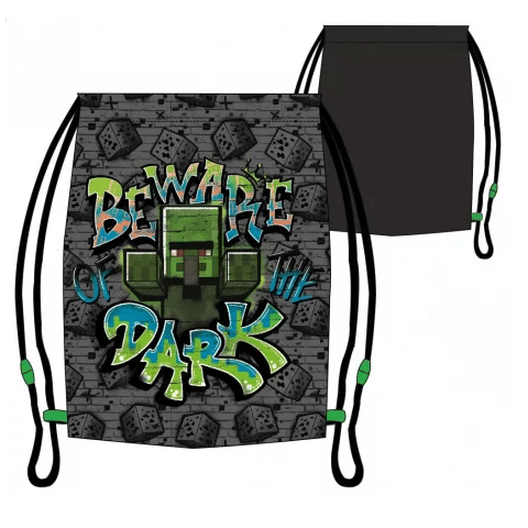 Saco Desportivo Minecraft Dark 37 cm