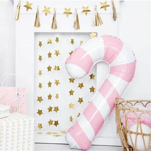 balao bengala natal rosa
