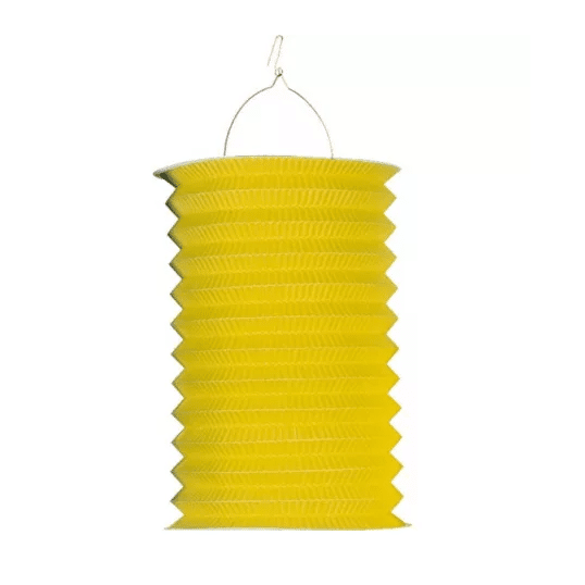 lanterna Decorativa de Papel amarelo