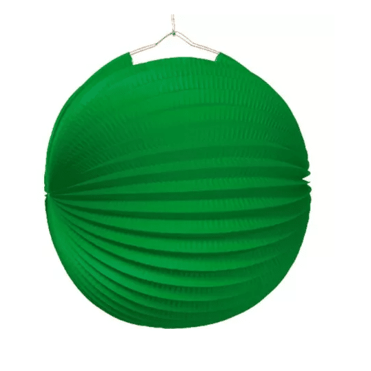 Lanterna Decorativa papel Verde