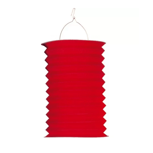 lanterna Decorativa de Papel vermelho