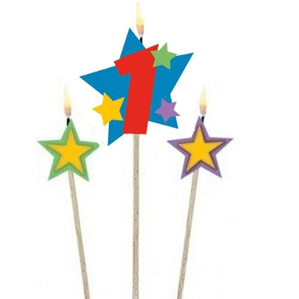 velas 1 estrelas