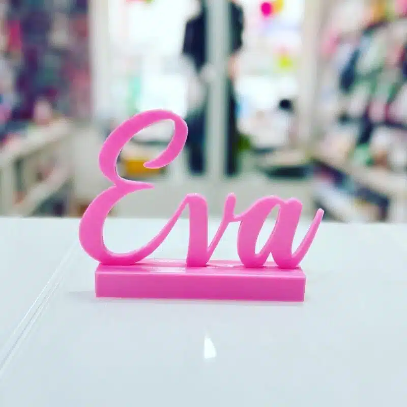 Display Nome 3D Personalizado