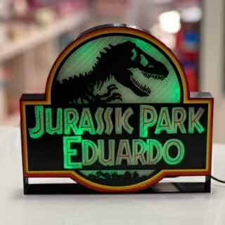 cand led jurassic dinossauro