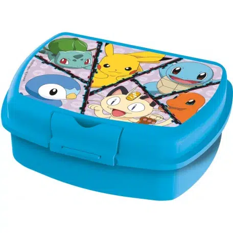 Lancheira Plástico Pokemon Azul