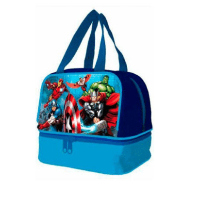 lancheira avengers azul