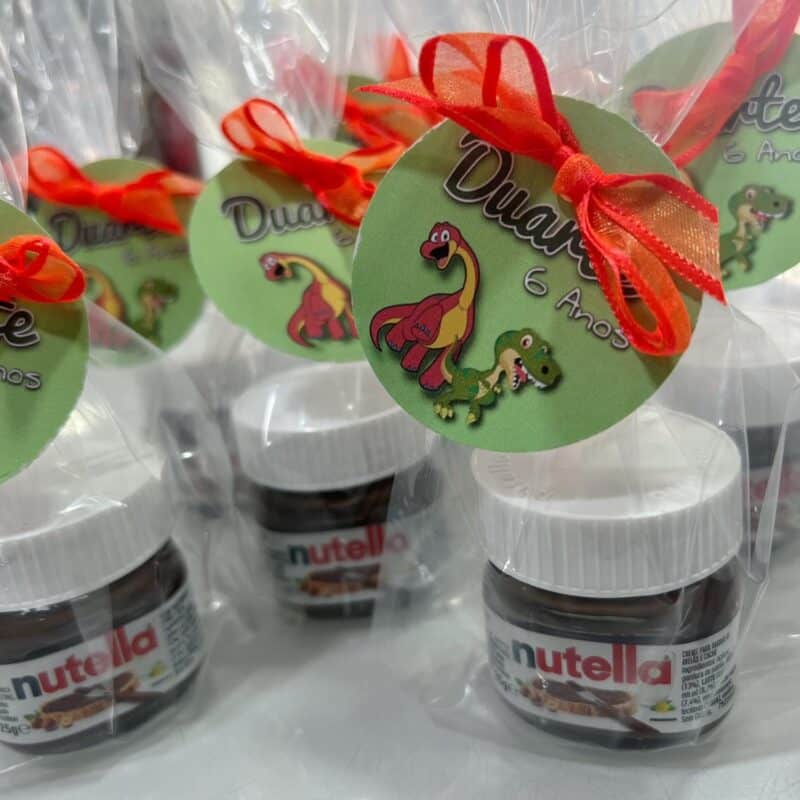 12 Sacos Brinde Personalizados com Nutella
