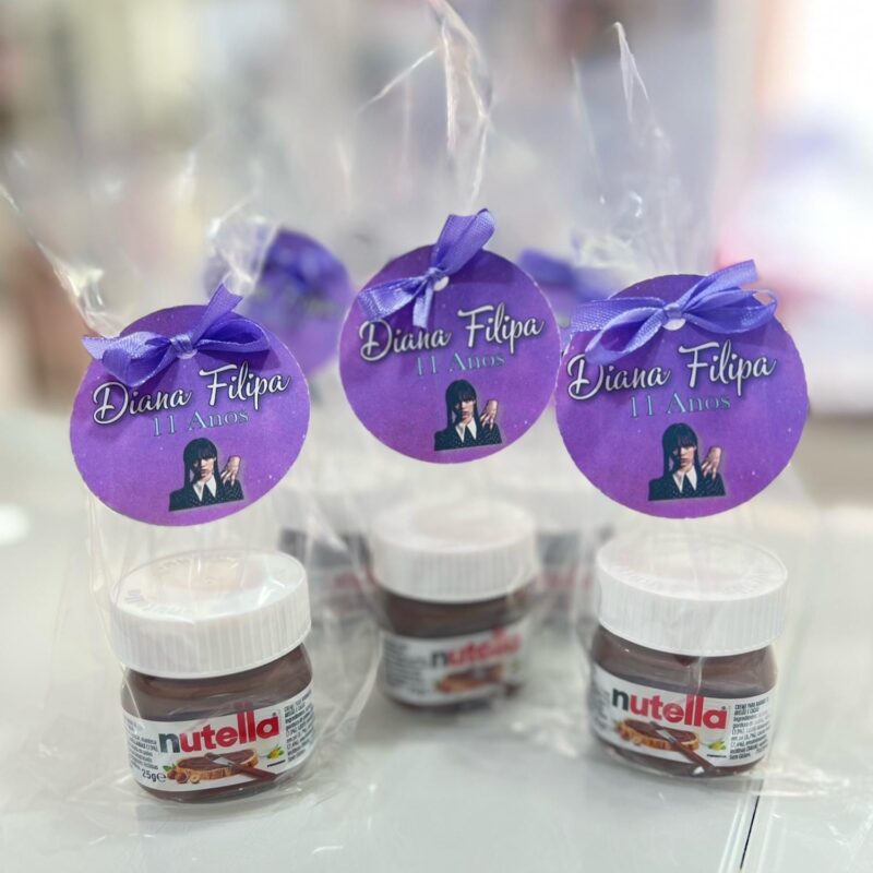12 Sacos Brinde Personalizados com Nutella