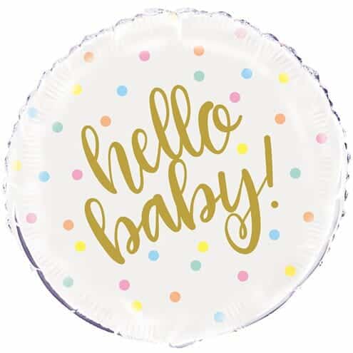 balao foil hello baby