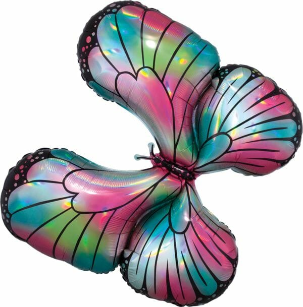borboleta balao foil