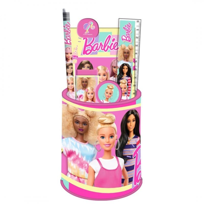 Conjunto Escolar da Barbie 7 Peças