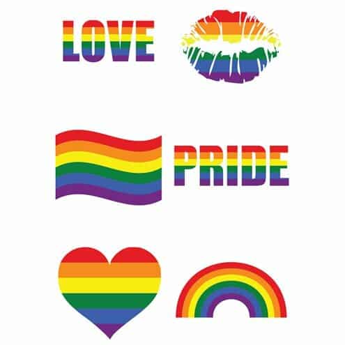 tatuagens arco iris