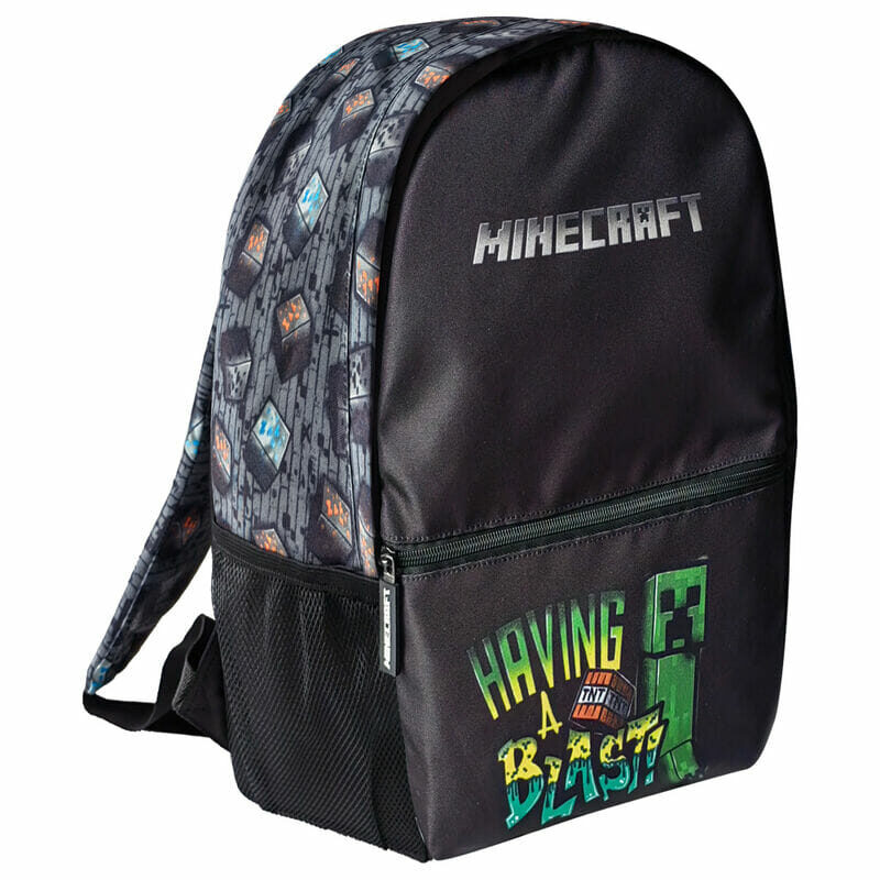 mochila minecarft 40cm