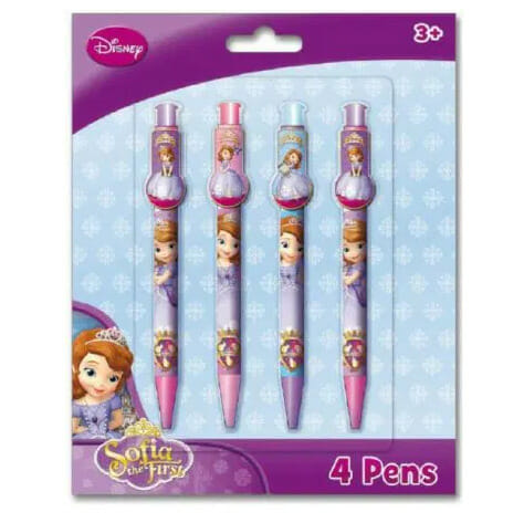 4 canetas da princesa sofia