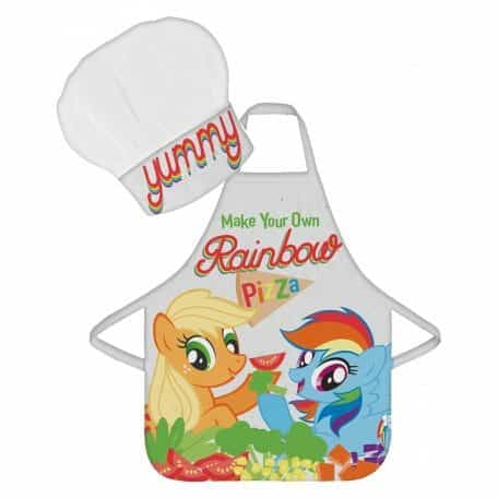 Avental + Gorro Cozinha Criança Little Pony