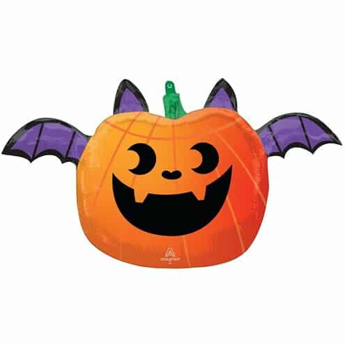halloween balao foil abobora voadora 66 cm