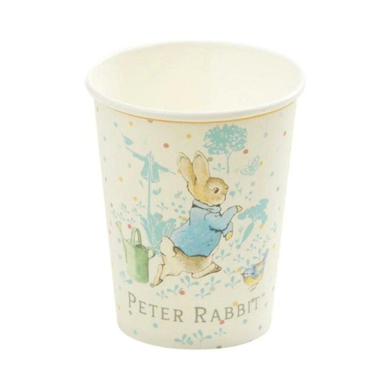8 Copos Papel Peter Rabbit 256 ml