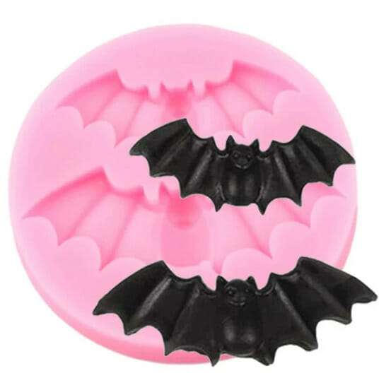 molde silicone morcegos