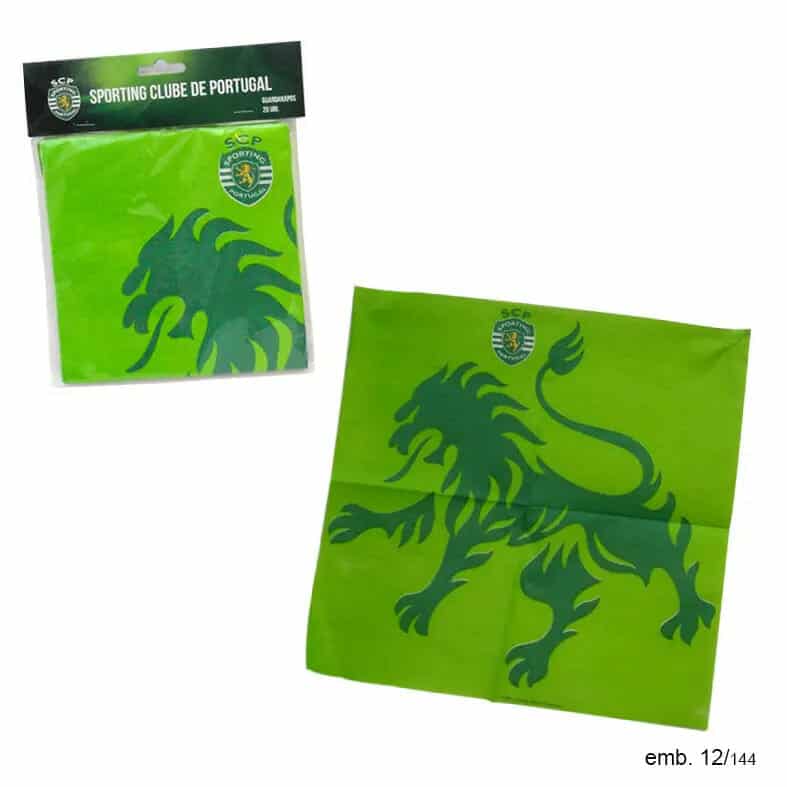Futebol 20 Guardanapos do Clube Sporting