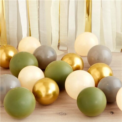 40 Balões de Festa Latex Tons Nude 5"