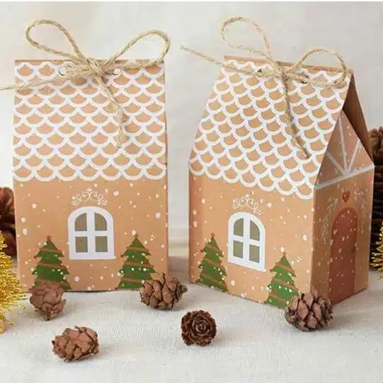 Caixa para Ofertas Casinha de Natal