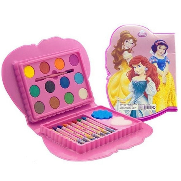 Conjunto Estojo para Colorir Princesas Disney
