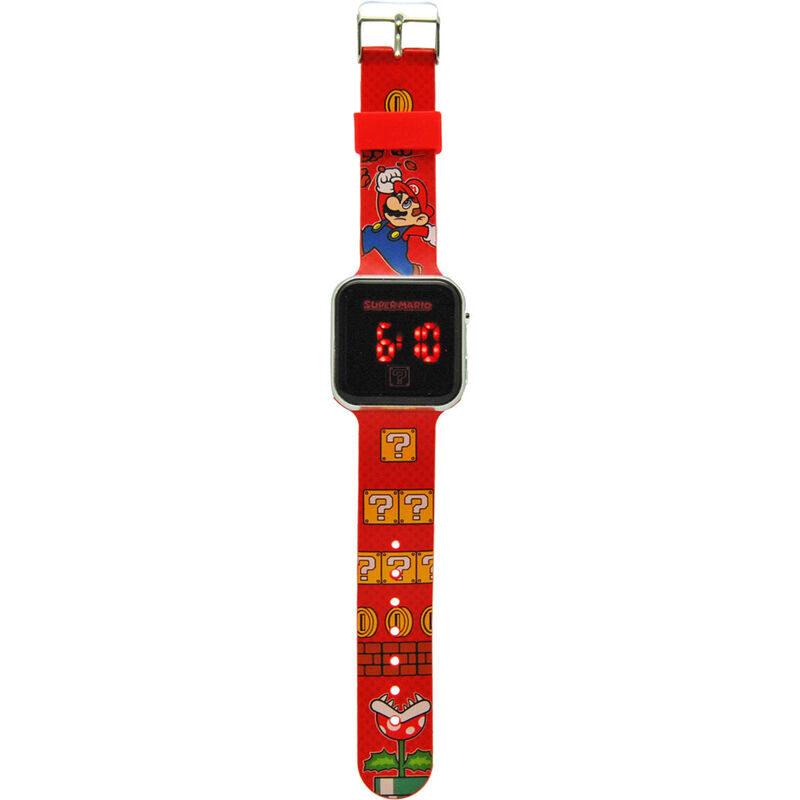 Relógio do Super Mário Digital Criança LED