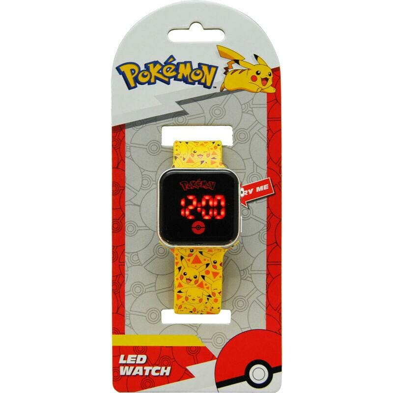 Relógio Digital Criança do Pikachu Pokemon