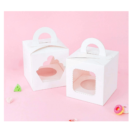 Conjunto de 2 Caixas para Cupcakes