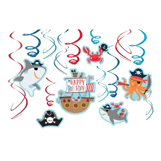 12 Confetis Decorativos Piratas no Mar