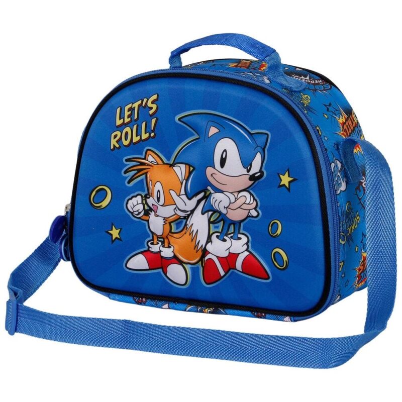 Lancheira Térmica 3D do Sonic The Hedgehog