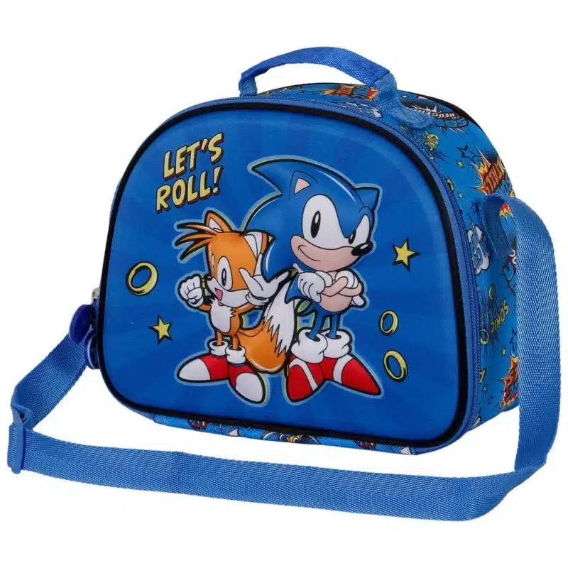 Lancheira Térmica 3D do Sonic The Hedgehog