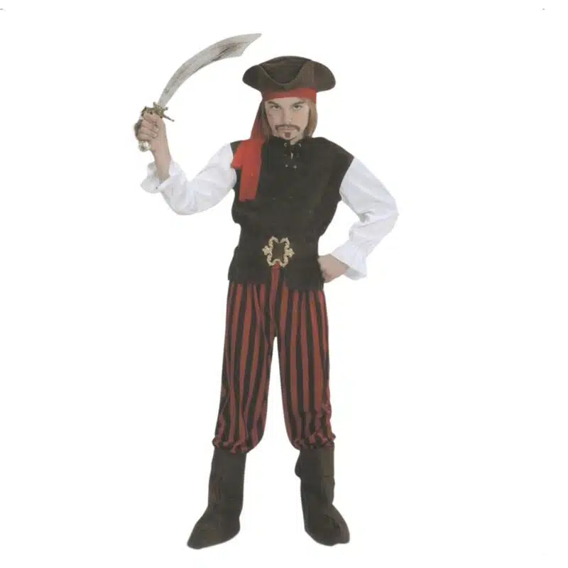 Fato Criança Pirata 3 a 4 Anos