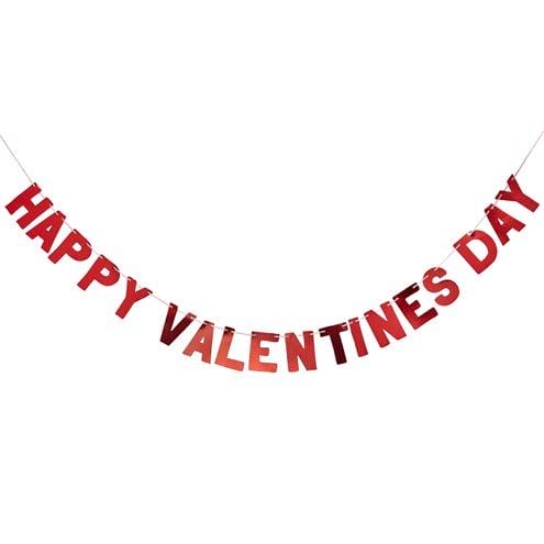 Faixa Happy Valentine's Day 200 cm