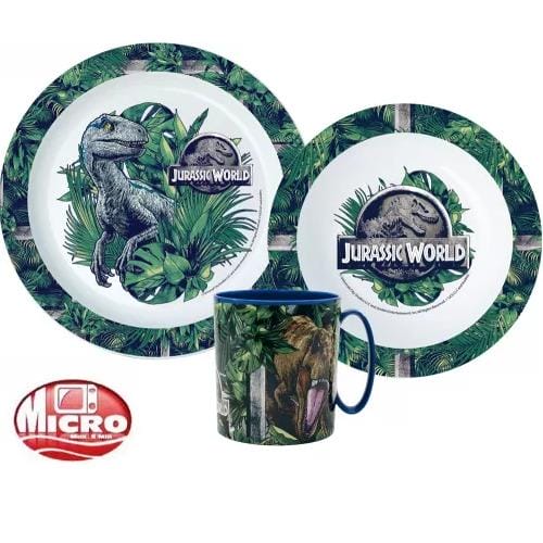 Conjunto de Refeição Dinossauros Jurassic 3 Peças