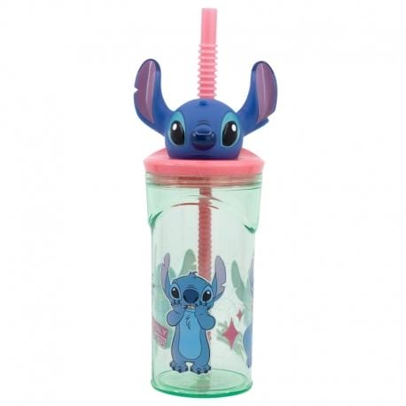 Copo de Plástico Stitch Disney 3D 360 ml