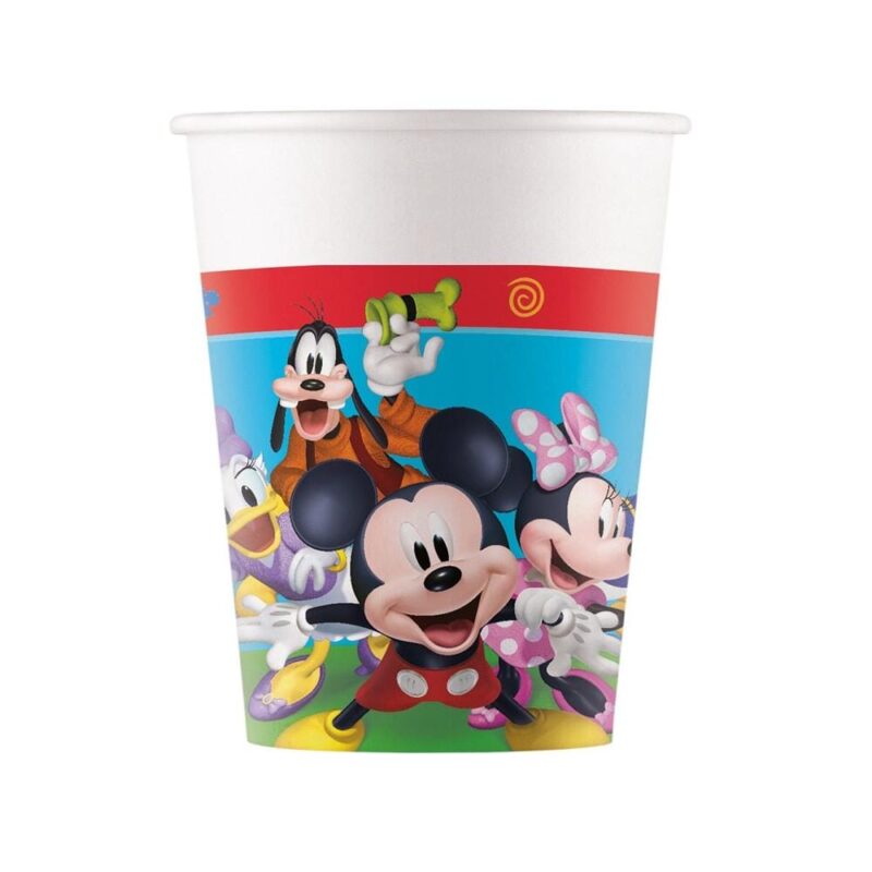 8 Copos Festa Mickey Junior 200 ml