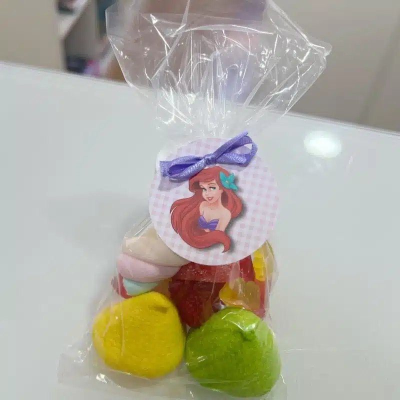 Saco Brinde com Gomas Mix Princesa Ariel