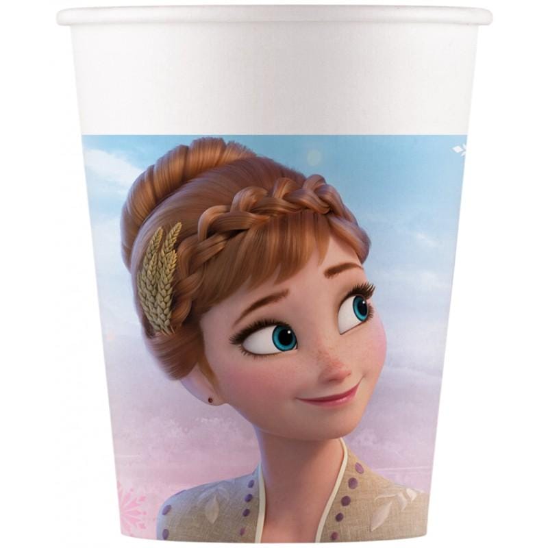 8 Copos Papel Frozen II 200 ml