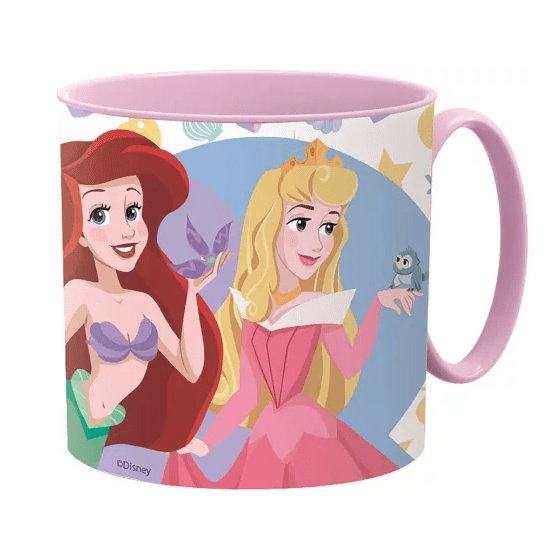 Caneca Plástico das Princesas Disney 265 ml