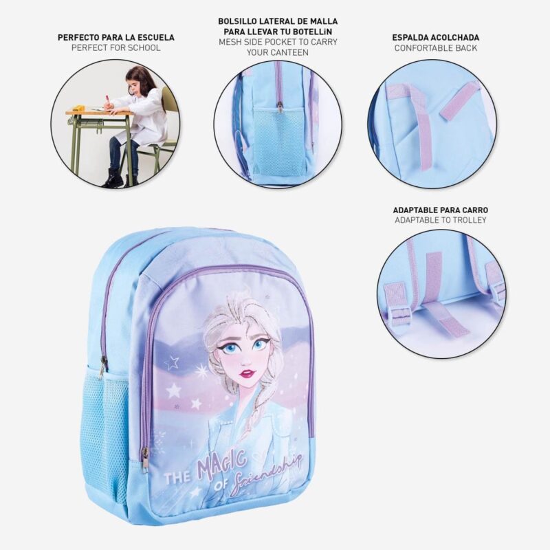 Mochila Escolar Elsa Frozen 41 cm