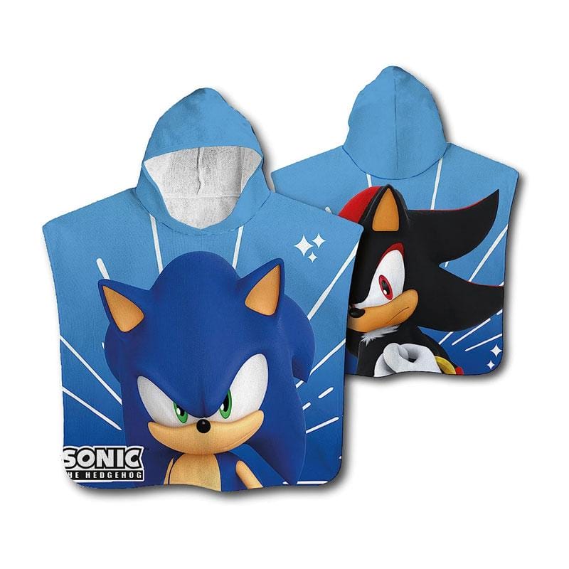 Poncho de Praia Sonic the Hedgehog