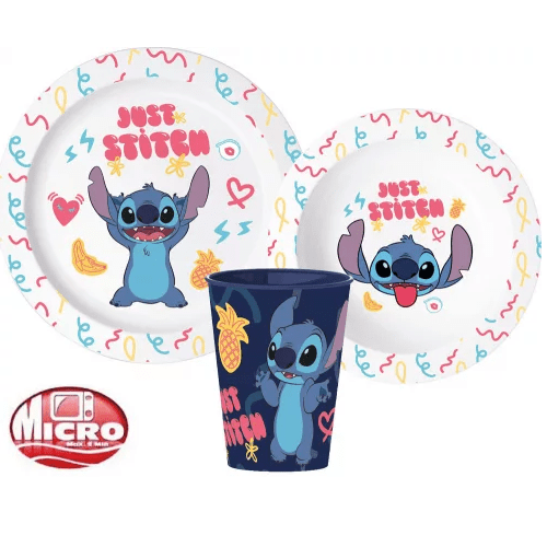 Conjunto de Refeição Stitch Disney