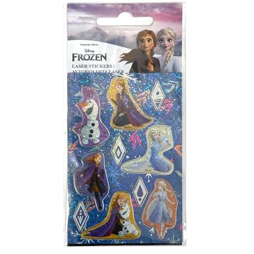 10 Autocolantes Frozen Glitter