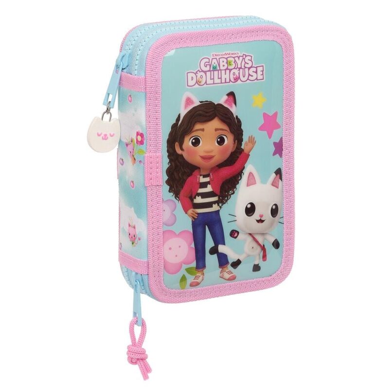 Estojo Escolar Gabby Casa de Bonecas 28 Peças