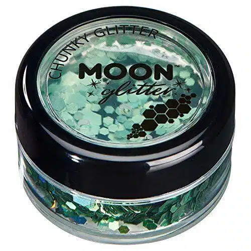 Glitter Facial Verde Chunky