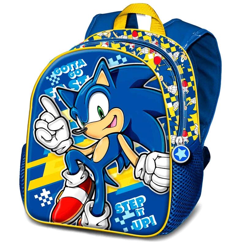 Mochila Escolar do Sonic 39 cm