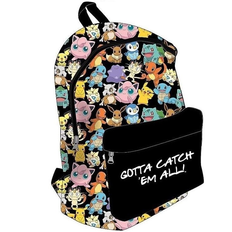 Mochila Escolar do Pikachu Pokemon 40 cm