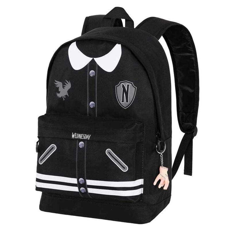 Mochila Escolar Uniforme Wednesday 41 cm