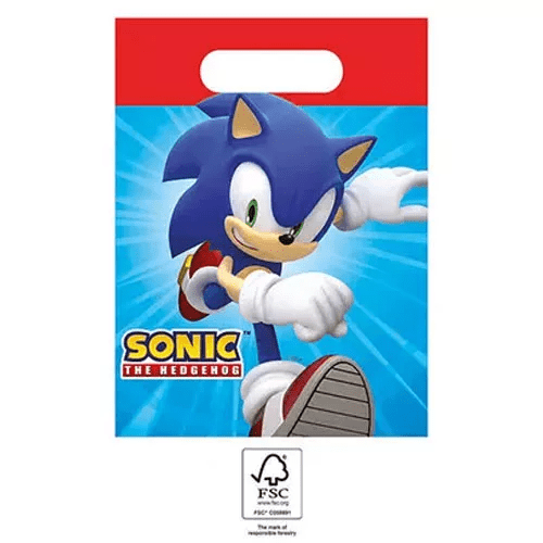 4 Sacos Oferta Papel Festa Sonic